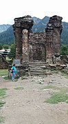 Main praying chamber front view Sharda Temple.jpg