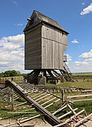 Moulin de Valmy, damaged after a storm.