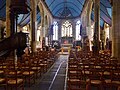 Église Notre-Dame du Juch : vue intérieure d'ensemble.