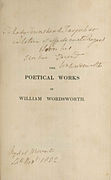 Encription by William Wordsworth to Lady Farquhar 1832.jpg