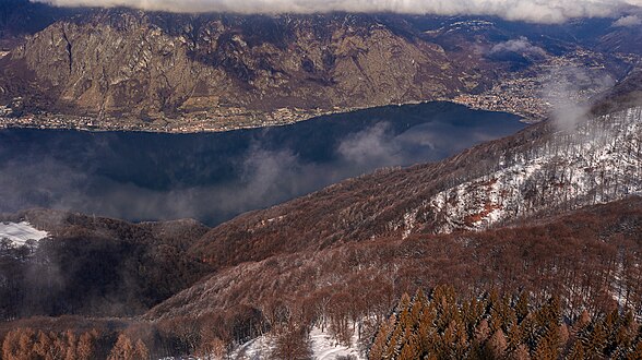 Cressogno, Cima und Porlezza am Lago di Lugano (Foto).