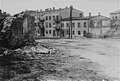 Rynek Warszawski, miejsce koncentracji i selekcji Żydów (ok. 1944)/Rynek Warszawski, where Jews were assembled for forced labor and deportation