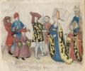 Thumbnail for File:Huwelijk van Jan I van Brabant en Margaretha van Dampierre (Marriage of John I of Brabant and Margaret of Flanders) Brabantsche Yeesten.png