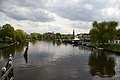 View on Ouderkerk aan de Amstel from the Amstel bridge