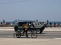 English: a bike taxi in La Habana