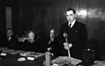Ministerpräsident Peter Altmeier auf der Rittersturz-Konferenz 1948