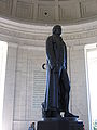 Jefferson as a statue