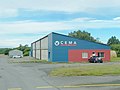 Les locaux du Centre École de Maintenance Aéronautique (CEMA) fondé en 1989 sur l'Aérodrome de Bel Air de Dinan-Trélivan dans les Côtes d'Armor.