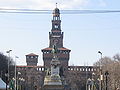 Front view from piazzale Cairoli.