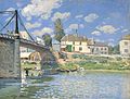 Alfred Sisley, Pont à Villeneuve-la-Garenne,