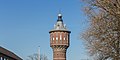 Watertoren in Sneek. Detail.