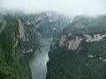 View of the Sumidero Canyon from atop the ridge