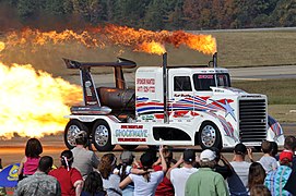 Jet-powered trucks