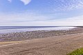 Uitzicht op de Waddenzee achter de zeedijk bij Paesens-Moddergat richting Schiermonnikoog