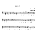 Score of "Kimi Ga Yo" by "Law Concerning the National Flag and Anthem"