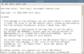 Screenshot of Leafpad text-editor, taken on a Ubuntu Linux 5.10