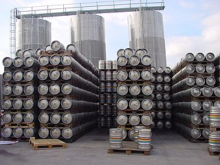 Barrels of cider in Britain