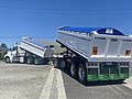 Bodies tipper truck and trailer