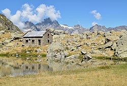 Annexe du refuge de Vallonpierre dans le Parc national des Ecrins