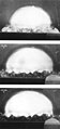 Film strip of the first second or so of the explosion.