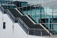 Rank: 22 Exterior stairs at terminal 3 in Stuttgart Airport