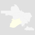 English: Avtozavodsky District of Nizhny Novgorod on map of the city district. Русский: Автозаводский район Нижнего Новгорода на карте городского округа.