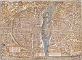 delisted (5-4); Plan de Paris vers 1550 color