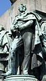 English: Statue of Bülow von Dennewitz at base of Reiterstandbild Friedrich Wilhelm III in Köln, Germany