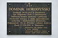 Zaleszany Cemetery - Dominik Horodyński Plaque (Zaleszany)