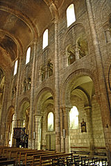 Intérieur de l'Église Saint-Etienne, Nevers, Bourgogne
