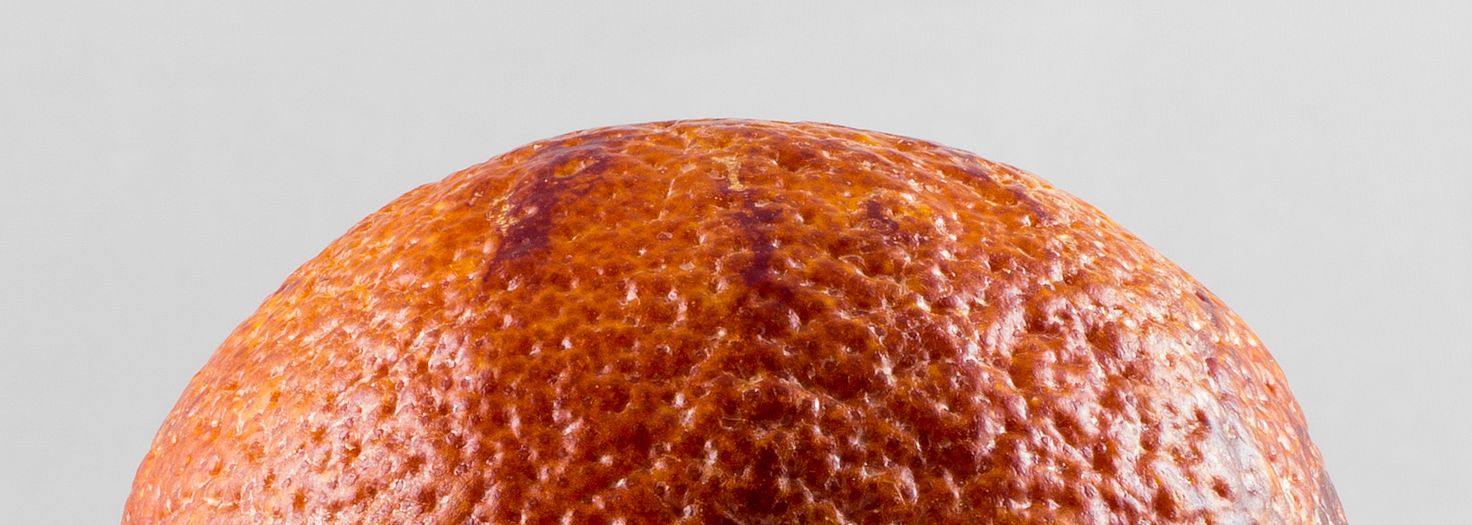 Top of a blood orange