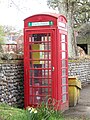 Defibrillator in an old red Telephone Box