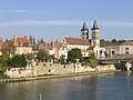 Vue partielle de l'ile Saint Etienne.