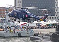 S-191: Royal Danish Navy Westland Lynx. Århus harbour, Jutland, Denmark 2003.