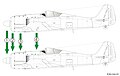 Differences between Fw 190 A-0 and A-1