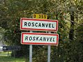 Panneau routier de Roscanvel