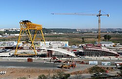 Rabat :Chantier tramway