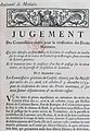 Première page d'un jugement de l'Amirauté de Morlaix à propos de la demande de construction d'un moulin et de tenir un bac à Toul-an-Héry par Alexis de Coëtmen (7 septembre 1742). Toul-an-Héry faisait alors partie de la paroisse de Lanmeur (désormais en Locquirec).