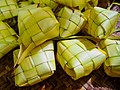 Ketupat tradisional food for eid mubarak