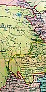 Map of Tibet in 1875 from China Proper map (cropped).jpg