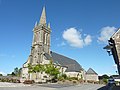Poullaouen : église paroissiale Saint-Pierre-et-Saint-Paul, vue d'ensemble
