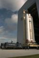 Titan IVB core vehicle rollout