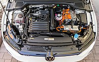 Rank: 9 Under the hood of a Volkswagen Golf Mk8 GTE