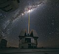 40 Laser Towards Milky Ways Centre uploaded by Lars Lindberg Christensen, nominated by Spongie555