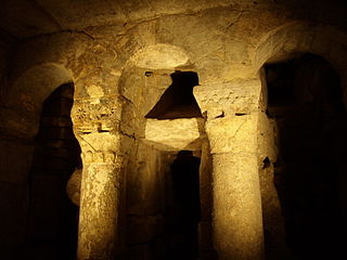 Restos visigodos de la Cripta