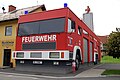 Feuerwehrhaus als Feuerwehrauto