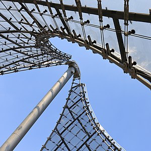 "Olympic_Roof_Munich,_July_2018_-02.jpg" by User:Martin Falbisoner