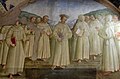 St. Francis among his twelve first companions by Tiberio d'Assisi