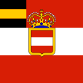 Command flag for a Habsburg "Admiral" 1853