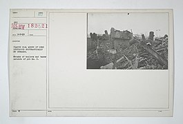 Havoc of War - Ruins - France - Cities - L - FAMOUS COAL MINES OF LENS DESTROYED SYSTEMATICALLY BY GERMANS. Wrecks of boilers and tanks outside of pit Number 5 - NARA - 31484227.jpg